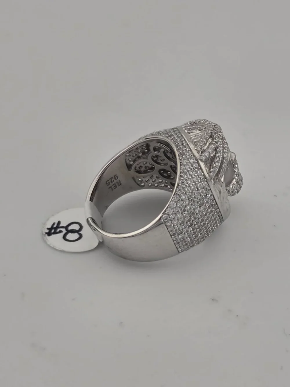 Brand New Sterling Silver 925 Jesus Face Ring